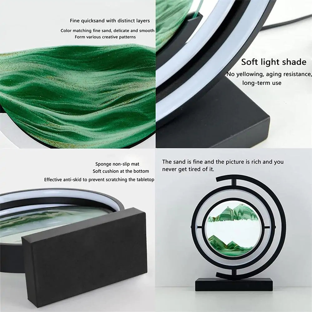 Modern Quicksand Lamp
